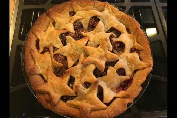 photo of star spangled pie