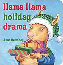 Llama holiday drama book cover