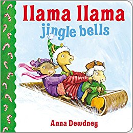 Llama Jingle Bells book cover